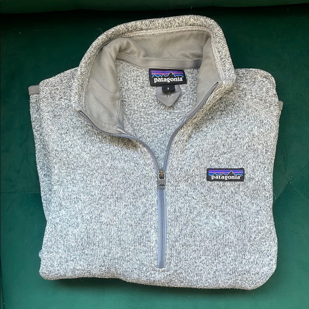 Patagonia Fleece 1/4 zip Better Sweater in Birch